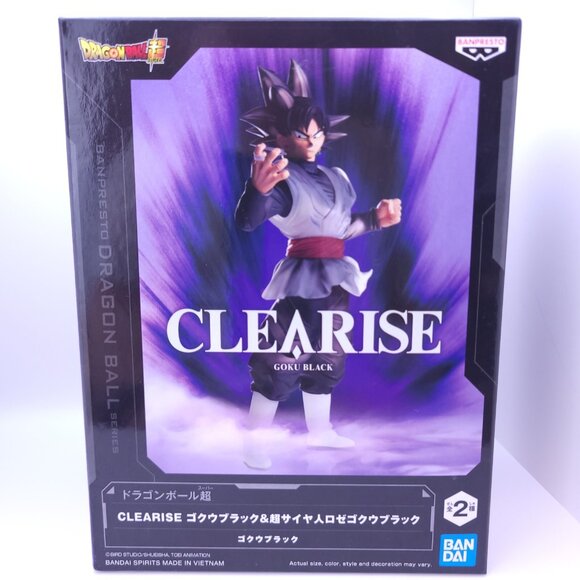 Banpresto Dragon Ball Super Clearise Goku Black Figure Brand New Sealed - Picture 10 of 11